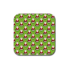 Christmas-santaclaus Rubber Coaster (square) by nateshop