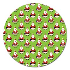 Christmas-santaclaus Magnet 5  (round) by nateshop