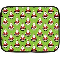 Christmas-santaclaus Double Sided Fleece Blanket (mini)  by nateshop