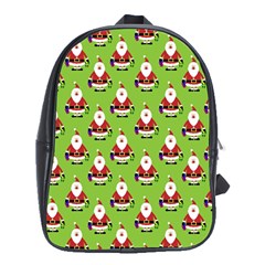 Christmas-santaclaus School Bag (xl) by nateshop