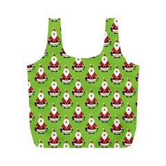 Christmas-santaclaus Full Print Recycle Bag (m) by nateshop