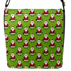 Christmas-santaclaus Flap Closure Messenger Bag (s) by nateshop