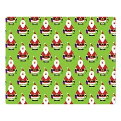 Christmas-santaclaus Double Sided Flano Blanket (large)  by nateshop