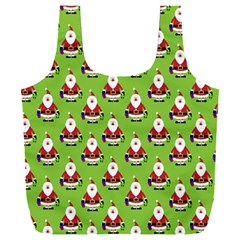 Christmas-santaclaus Full Print Recycle Bag (xxxl) by nateshop