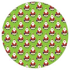 Christmas-santaclaus Round Trivet