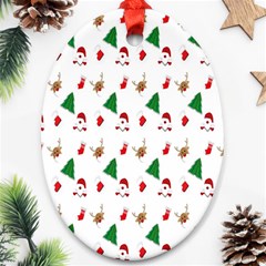 Christmas-santaclaus Ornament (oval) by nateshop