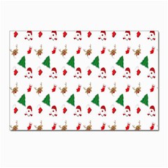 Christmas-santaclaus Postcards 5  X 7  (pkg Of 10) by nateshop