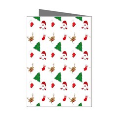 Christmas-santaclaus Mini Greeting Cards (pkg Of 8)