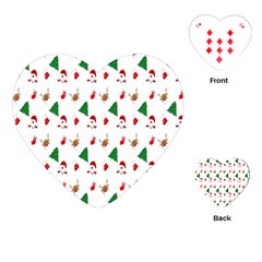 Christmas-santaclaus Playing Cards Single Design (heart)