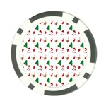 Christmas-santaclaus Poker Chip Card Guard Back