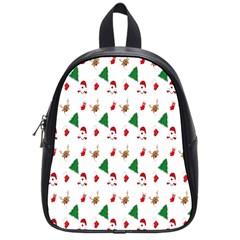 Christmas-santaclaus School Bag (small) by nateshop