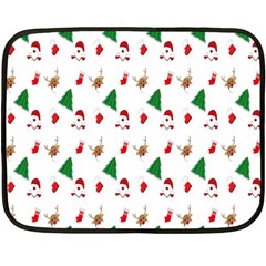 Christmas-santaclaus Double Sided Fleece Blanket (mini)  by nateshop