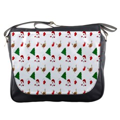 Christmas-santaclaus Messenger Bag by nateshop