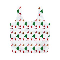 Christmas-santaclaus Full Print Recycle Bag (m) by nateshop