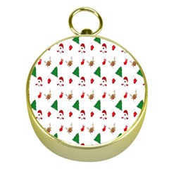 Christmas-santaclaus Gold Compasses by nateshop