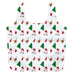 Christmas-santaclaus Full Print Recycle Bag (xl) by nateshop