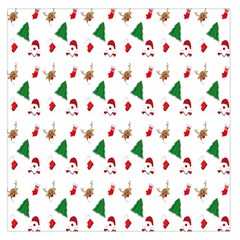 Christmas-santaclaus Square Satin Scarf (36  X 36 ) by nateshop