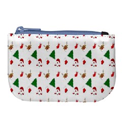 Christmas-santaclaus Large Coin Purse by nateshop