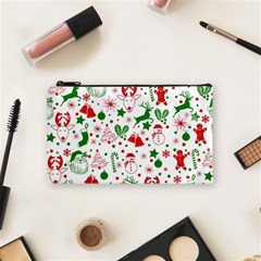 Christmas-seamless-green  Cosmetic Bag (small) by nateshop