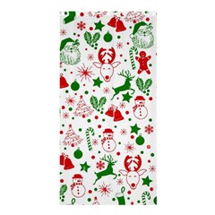 Christmas-seamless-green  Shower Curtain 36  X 72  (stall)  by nateshop