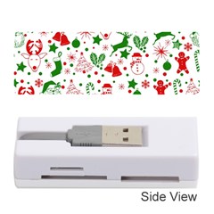 Christmas-seamless-green  Memory Card Reader (stick) by nateshop