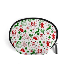 Christmas-seamless-green  Accessory Pouch (small) by nateshop