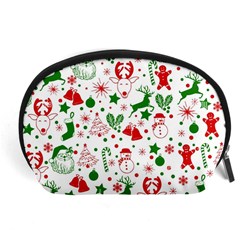 Christmas-seamless-green  Accessory Pouch (large) by nateshop