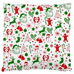 Christmas-seamless-green  Standard Flano Cushion Case (one Side) by nateshop