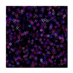 Christmasstars-001 Tile Coaster by nateshop