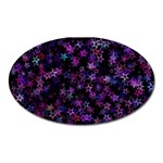 Christmasstars-001 Oval Magnet Front