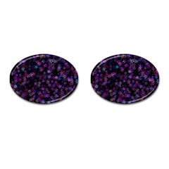 Christmasstars-001 Cufflinks (oval) by nateshop