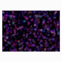 Christmasstars-001 Large Glasses Cloth by nateshop