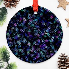 Christmasstars-002 Ornament (round) by nateshop