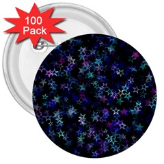 Christmasstars-002 3  Buttons (100 Pack)  by nateshop