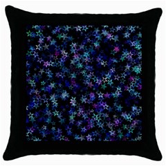 Christmasstars-002 Throw Pillow Case (black) by nateshop