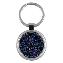 Christmasstars-002 Key Chain (round) by nateshop