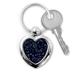 Christmasstars-002 Key Chain (heart) by nateshop