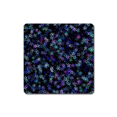 Christmasstars-002 Square Magnet by nateshop