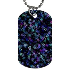 Christmasstars-002 Dog Tag (one Side) by nateshop