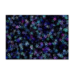 Christmasstars-002 Sticker A4 (10 Pack) by nateshop