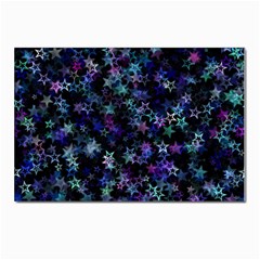 Christmasstars-002 Postcard 4 x 6  (pkg Of 10) by nateshop