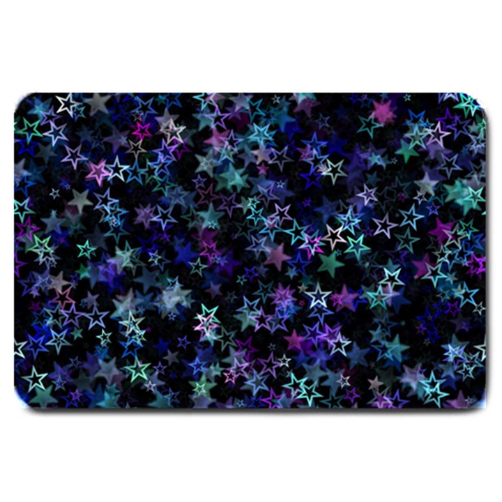 Christmasstars-002 Large Doormat