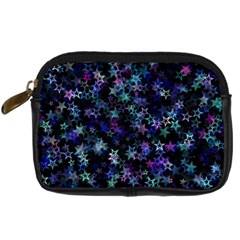 Christmasstars-002 Digital Camera Leather Case by nateshop