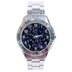 Christmasstars-002 Stainless Steel Analogue Watch by nateshop