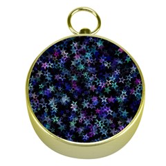 Christmasstars-002 Gold Compasses by nateshop