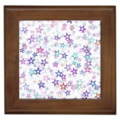 Christmasstars-003 Framed Tile by nateshop