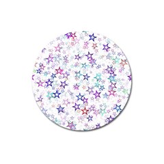 Christmasstars-003 Magnet 3  (round) by nateshop