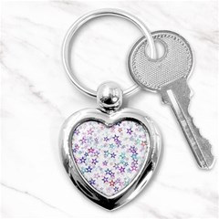 Christmasstars-003 Key Chain (heart) by nateshop