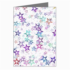 Christmasstars-003 Greeting Card by nateshop