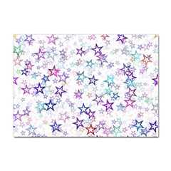 Christmasstars-003 Sticker A4 (10 Pack) by nateshop